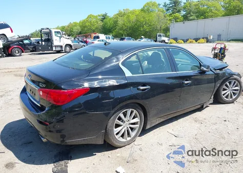 2015 Infiniti Q50 Premium z USA, uszkodzony, nr VIN JN1BV7AR3FM406262